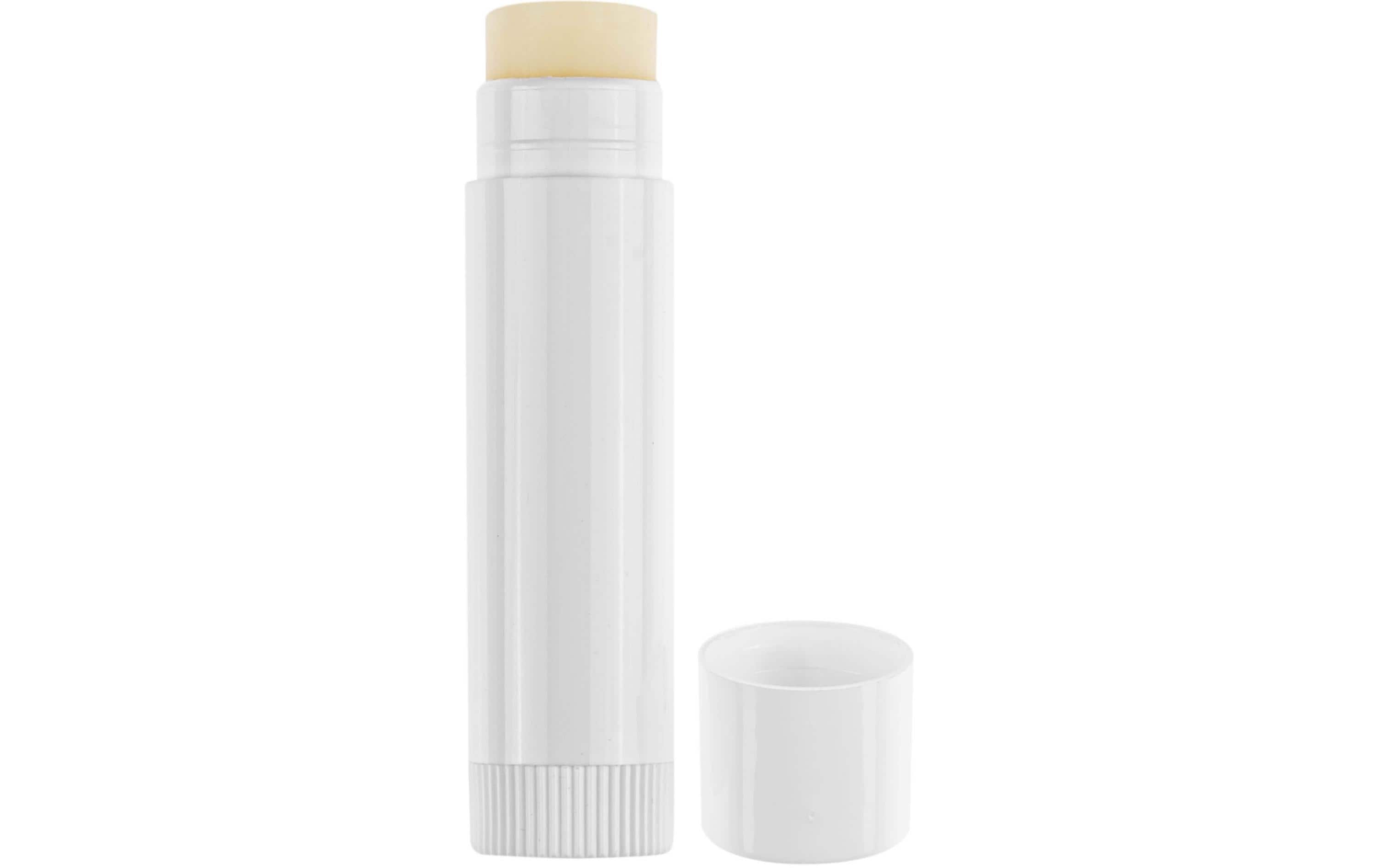 Kosmetik Dose Lippenstift Hülse 6 ml 3 Stück, WeissAussenhülse