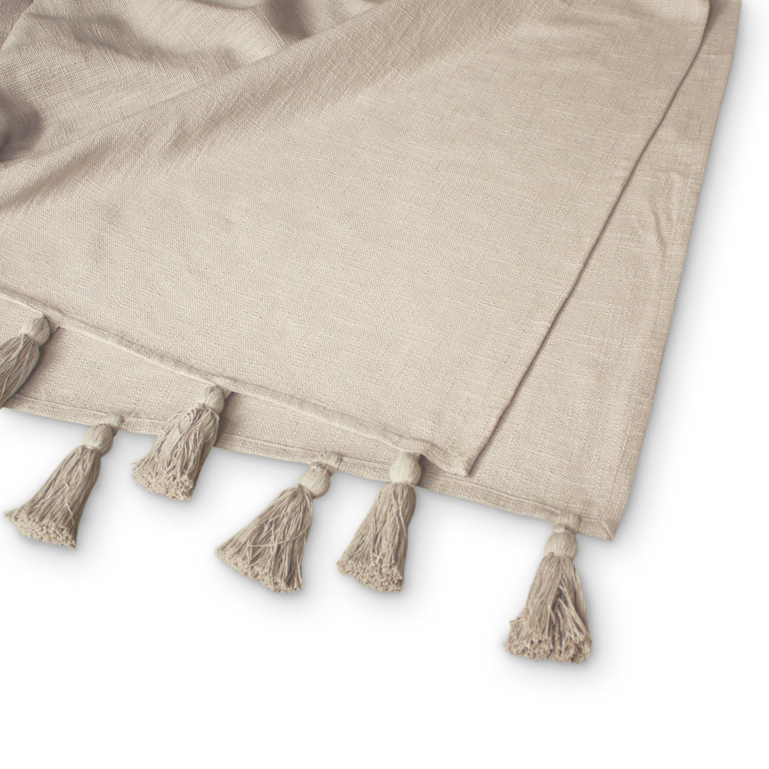 Walra katoenen plaid beige (130x170 cm)