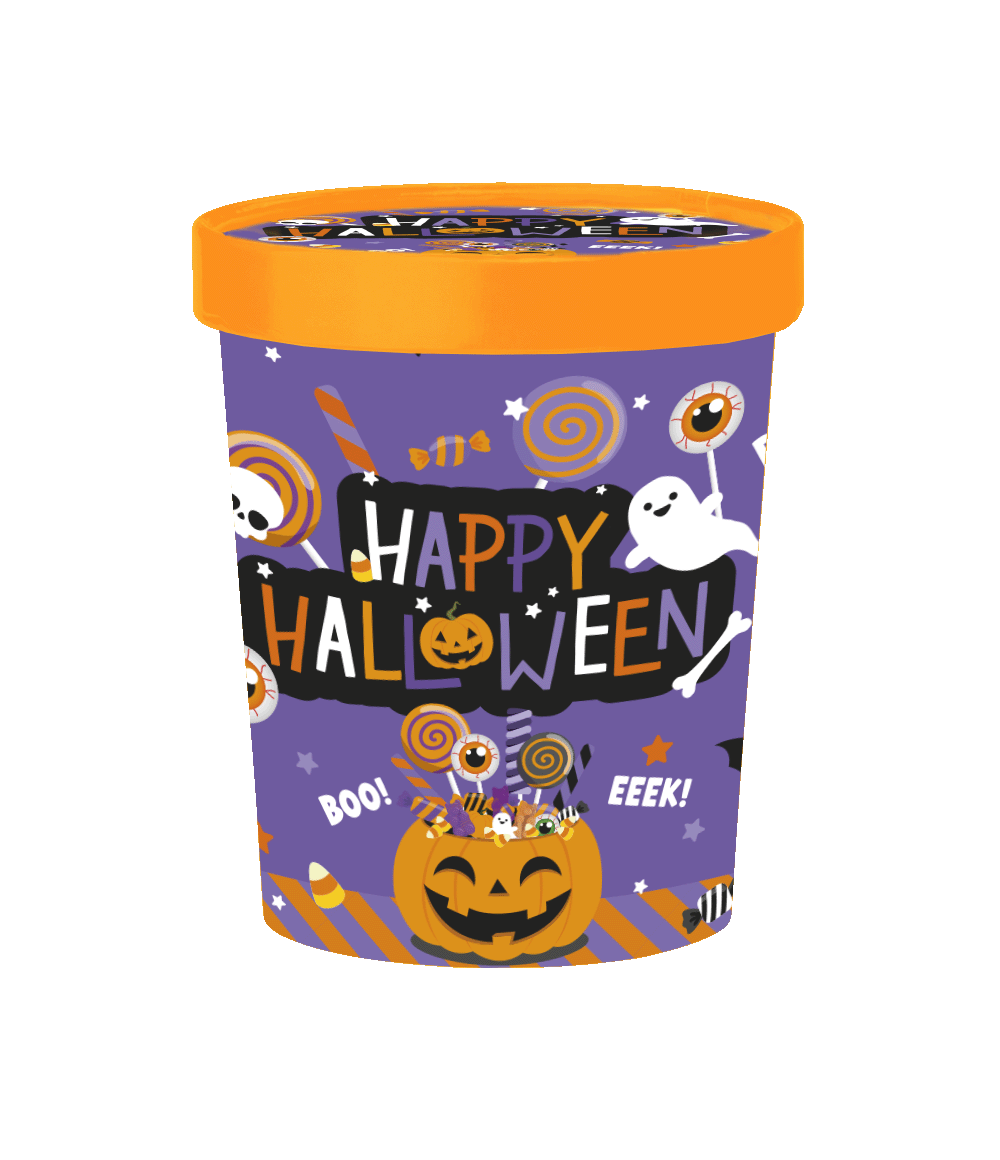Halloween Snoepbakje Happy Halloween 12cm