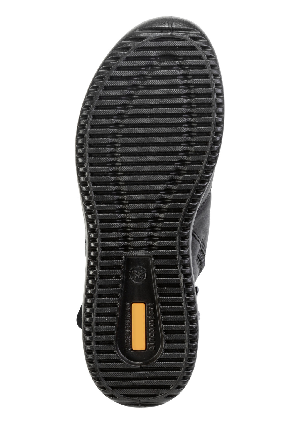 Bootie mit glänzend geprägtem Fersenbesatz