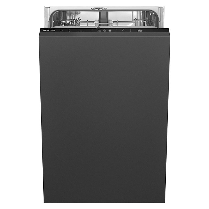 Lave-vaisselle encastrable 9 couverts Universel l. 45 cm ST4522IN Smeg noir