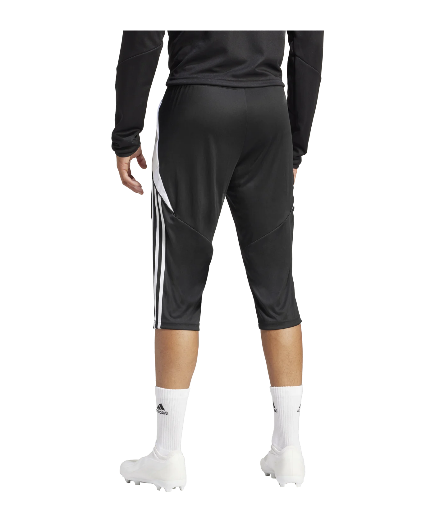 adidas Tiro 24 3/4 Trainingshose Schwarz Weiss