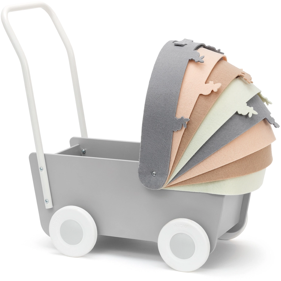 Micki Skrallan Puppenwagen Holz