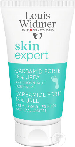 Louis Widmer Skin Expert Carbamide Forte 18% Urée Crème Pieds Anti-Callosités 50ml