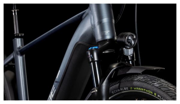 VTC Électrique Cube Touring Hybrid Pro 625 Shimano Cues 11V 625 Wh 700 mm Gris Metallic 2025