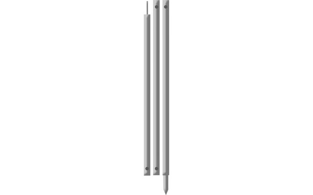 Bent Alu Teleskop Stange