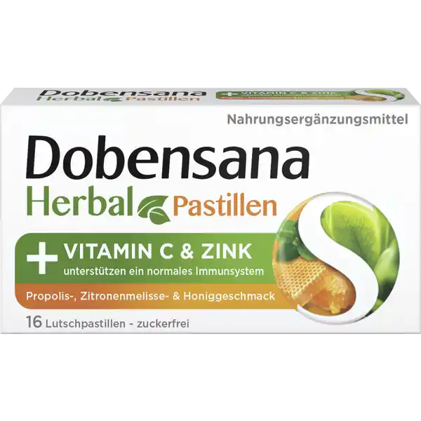 Herbal Pastillen Propolis-, Zitronenmelisse- & Honiggeschmack