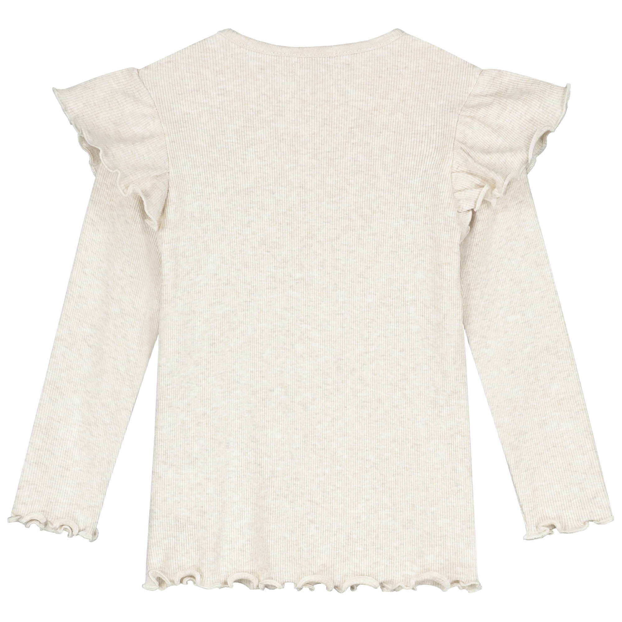 Sweet petit baby shirt Meave lange mouwen effen wit