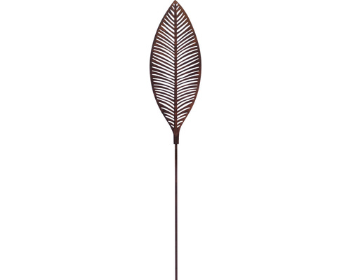 Decoratieve staaf Lafiora blad A metaal H 139,5 cm koper