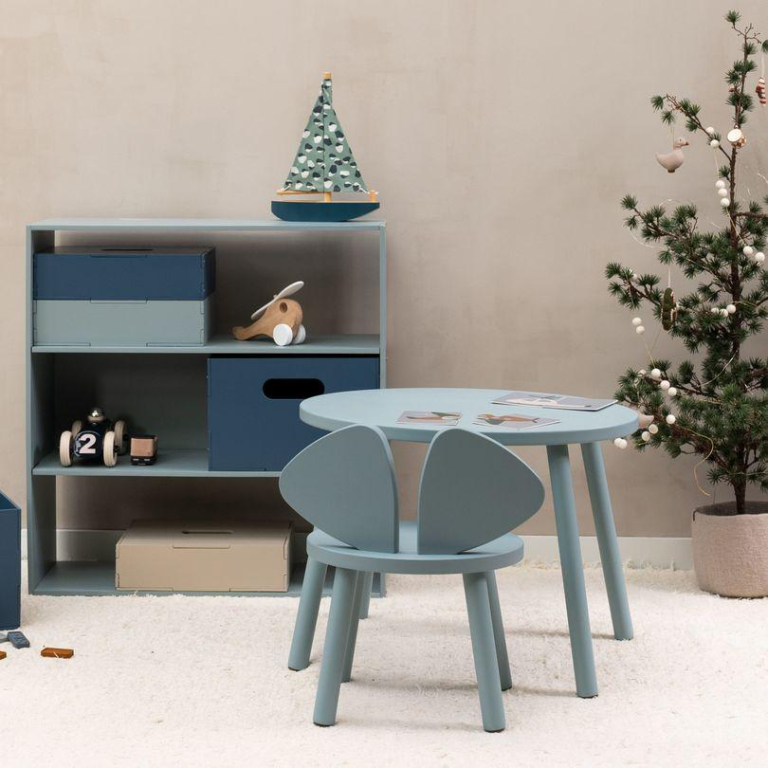 Nofred Mouse kindertafel gelakt eiken