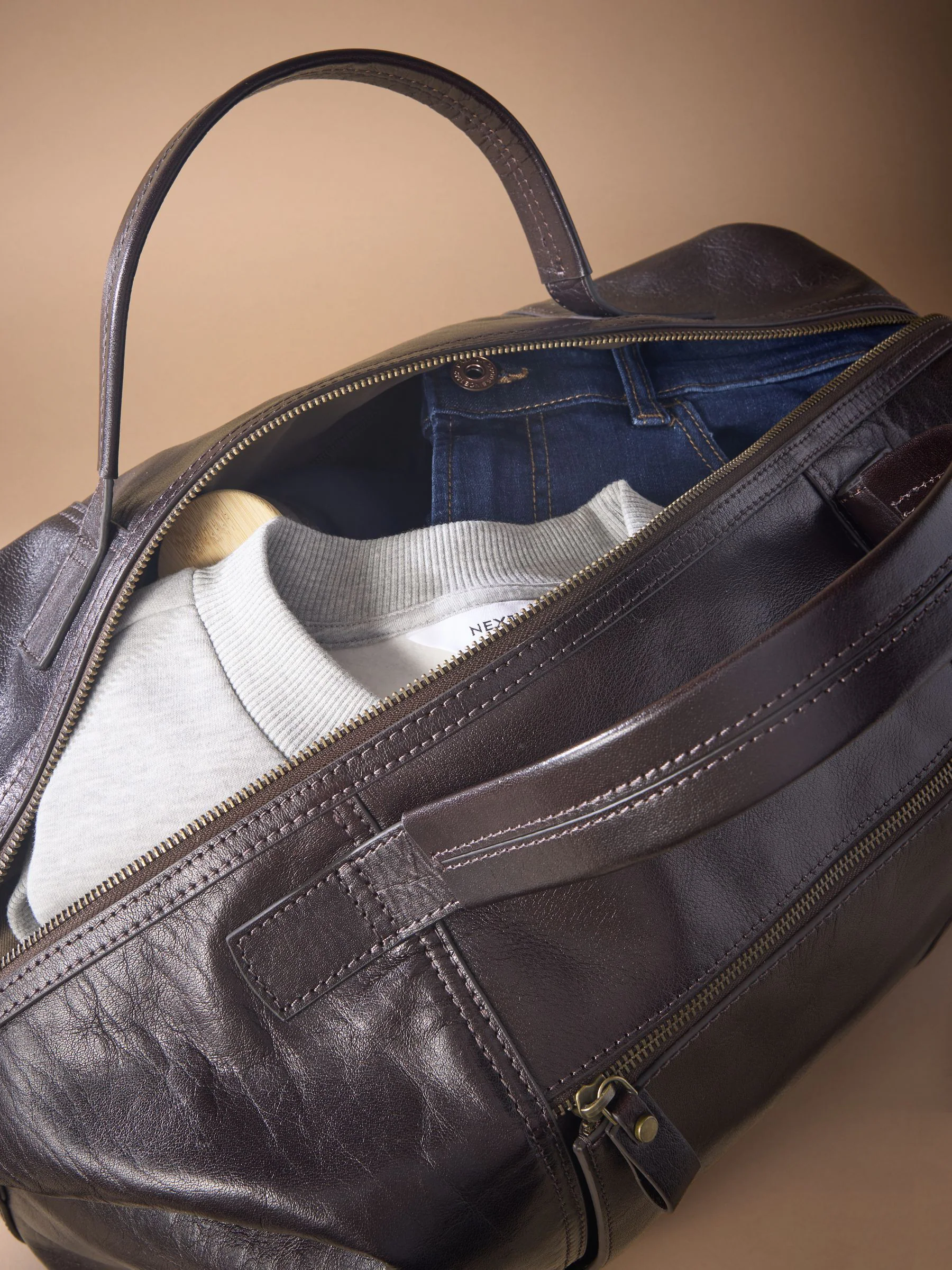 Bruin - Signature Leather Weekend Holdall Bag