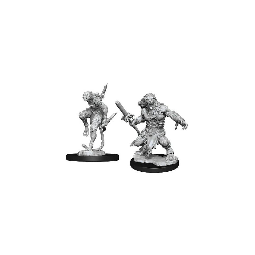 Magic the Gathering Deep Cuts Unpainted Miniatures: Wild Nacatls
