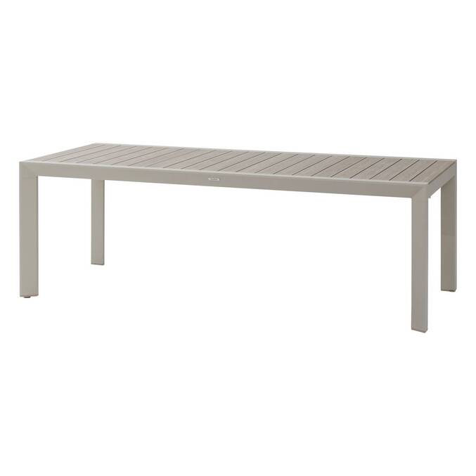 Table de jardin ÉVASION Effet bois Lin & Argile