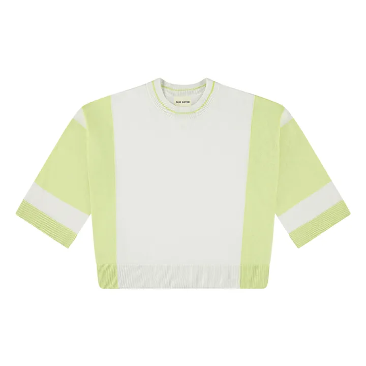 Our Sister Pull Timber Lin et Coton | Jaune citron