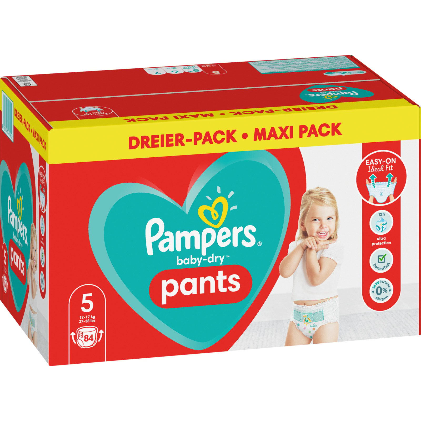 Pampers Baby Dry Nappy Pants Gr. 5 12-17 kg 84er