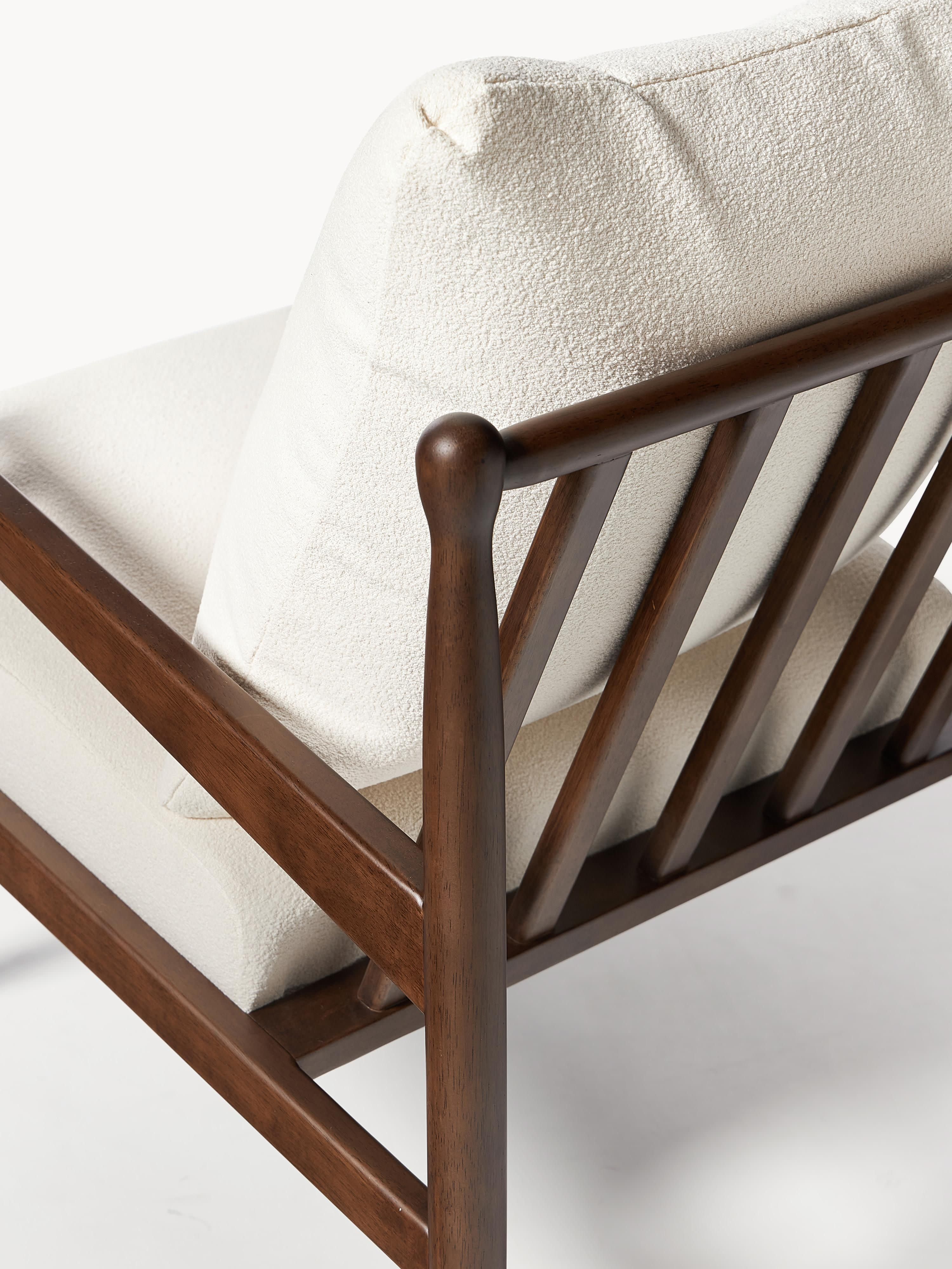 Bouclé loungefauteuil Mikkel