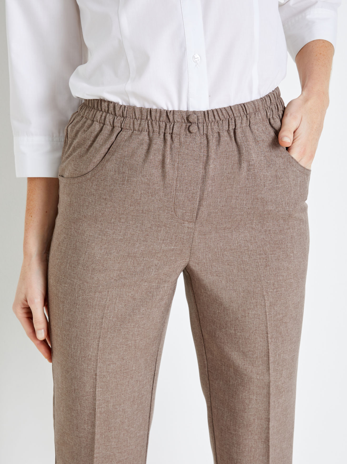 Pantalon élastiqué entrejambe 69cm