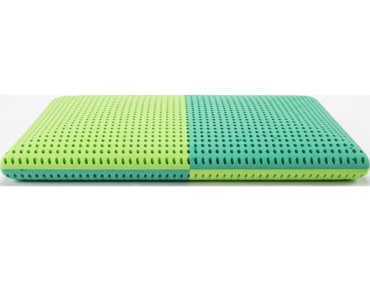 H&H - Oreiller rectangle Symbiose Duo 70 x 40 cm, Souple et ferme