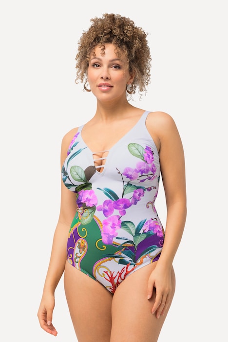 Badeanzug, Orchidee, Softcups