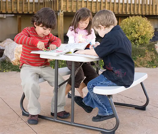 LIFETIME-Kinder-Picknicktisch »80094G«, lichtgrau