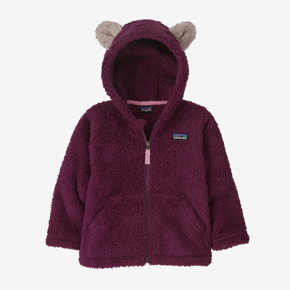 Baby-Fleece-Kapuzenpullover mit Fellmotiven