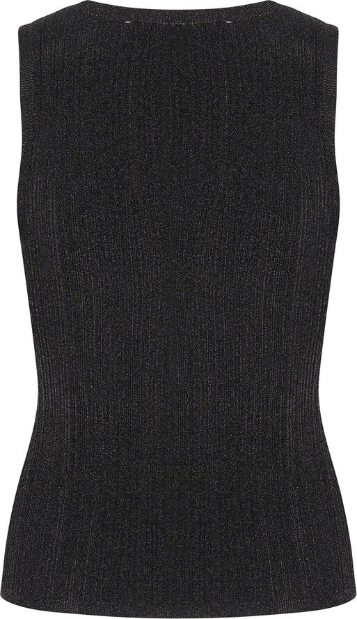 Gestuz SilviGZ rib sl top Black