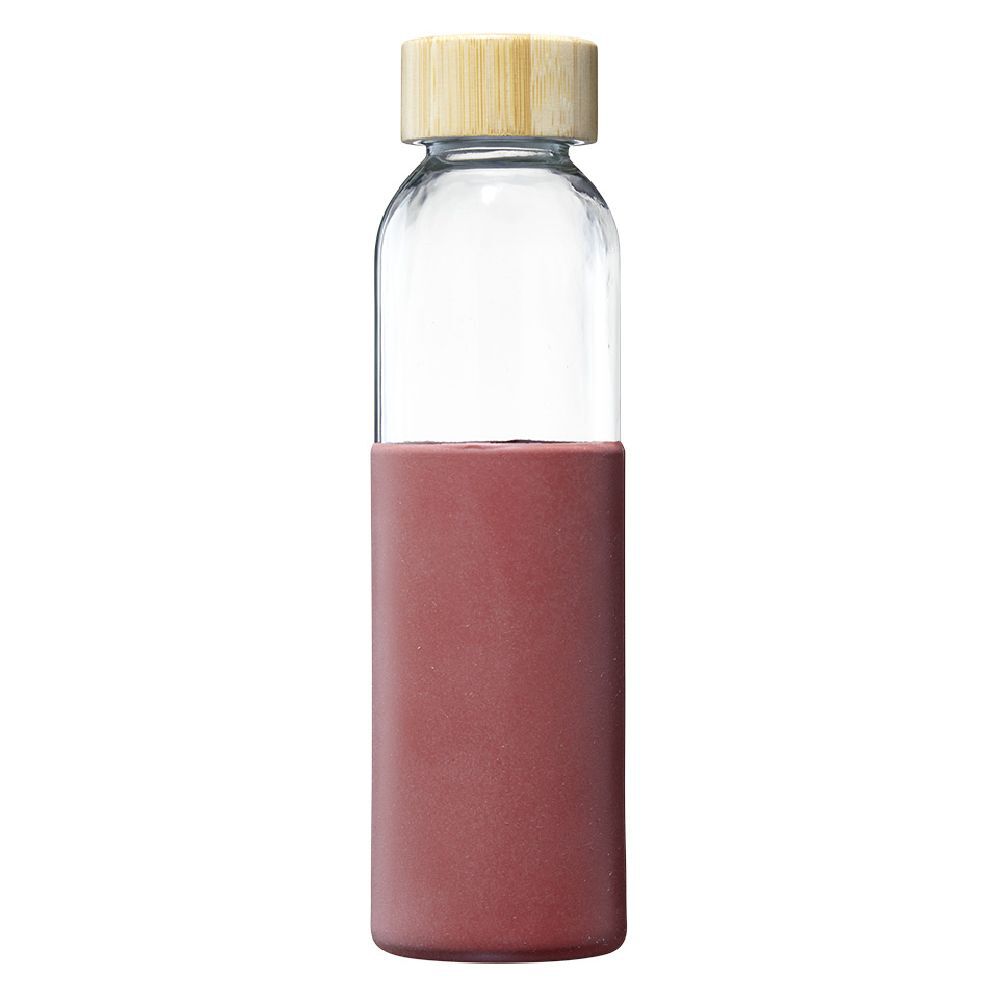 Bouteille en verre 500 ml avec protection silicone