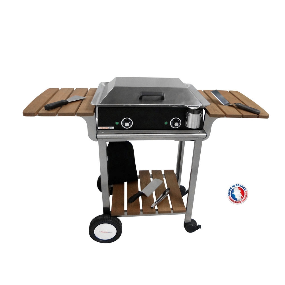Pack plancha électrique PlanchaElec Classic 600 Carbon - Chariot Elysé