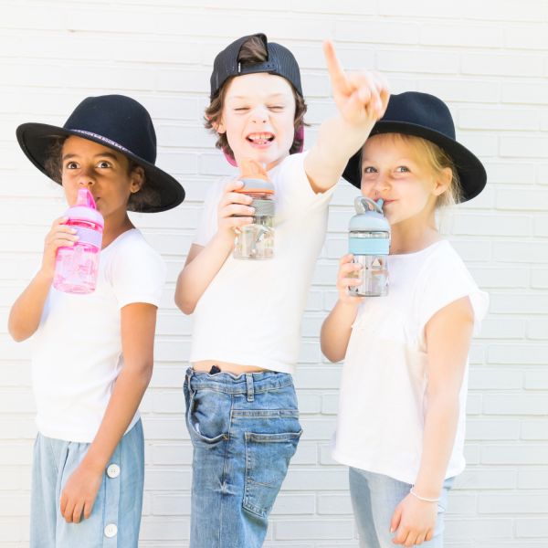 Nuby 2-in-1 drinkbeker Roze