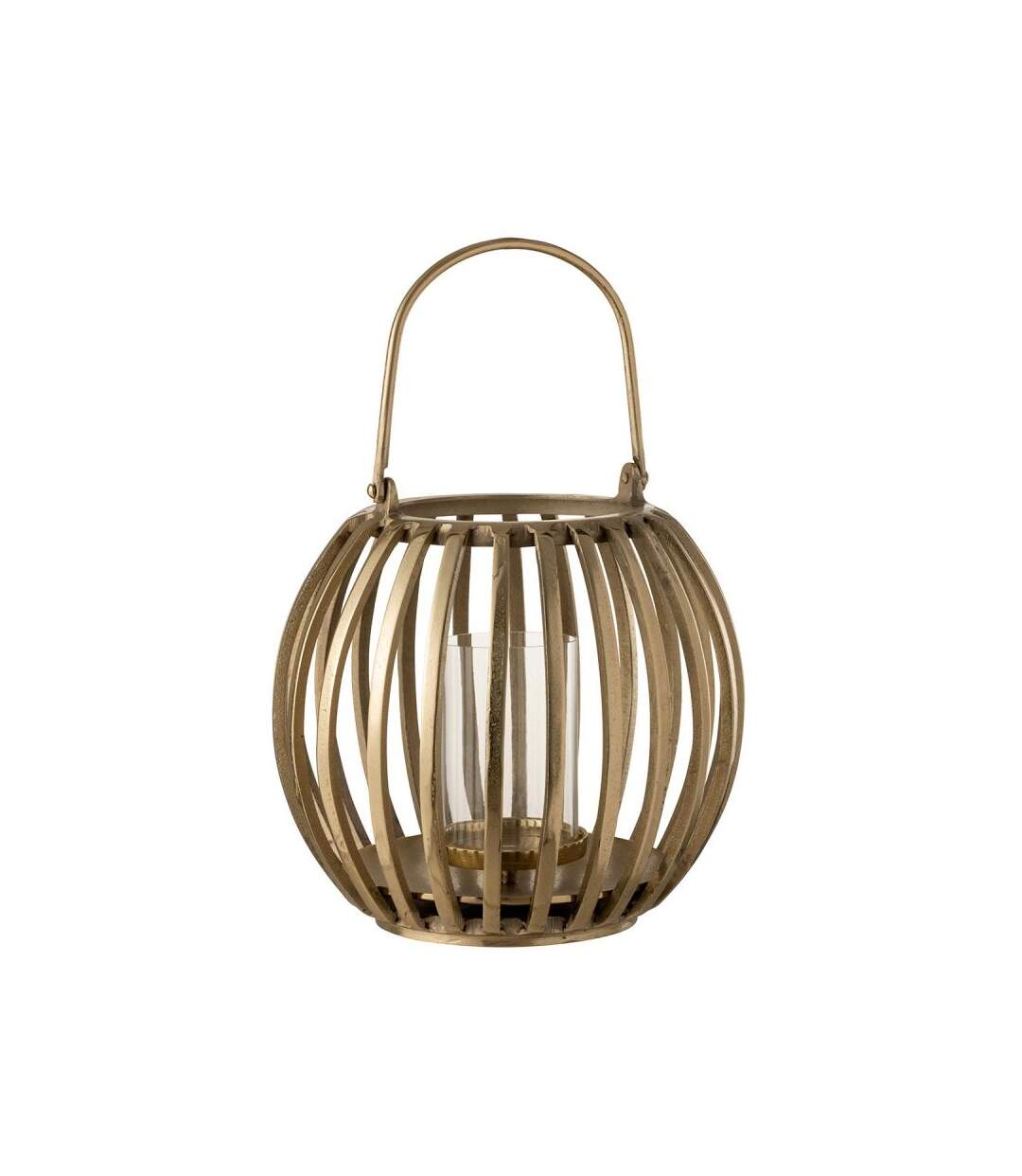 Paris Prix - Lanterne Boule Design aluminium 35cm Or