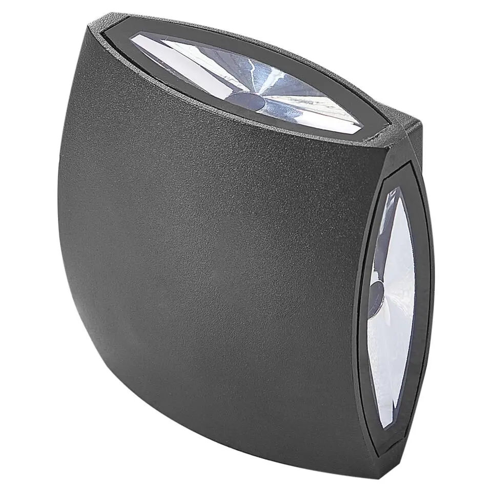 RAMAPO - Wandlamp set van 2 - Zwart - Aluminium