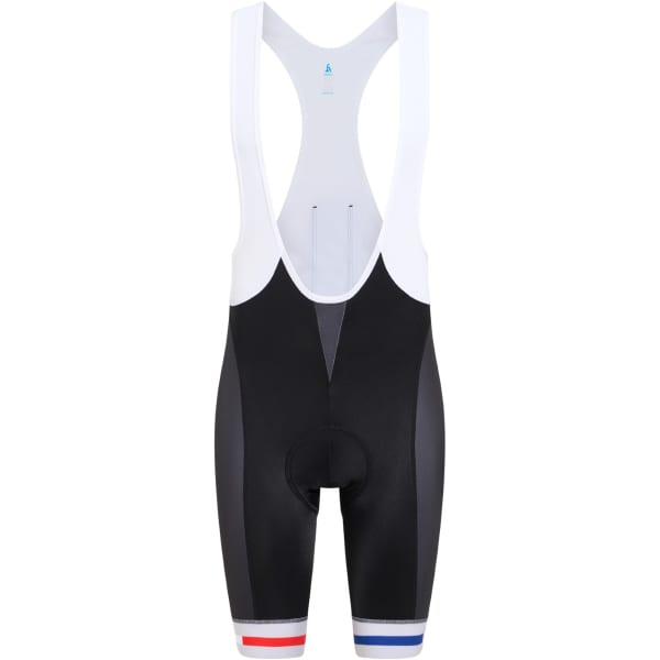 Cuissard vélo ODLO PERFORMANCE WARM CUSTOMIZED FRANCE CUSTOMIZED FRANCE WHITE SS24
