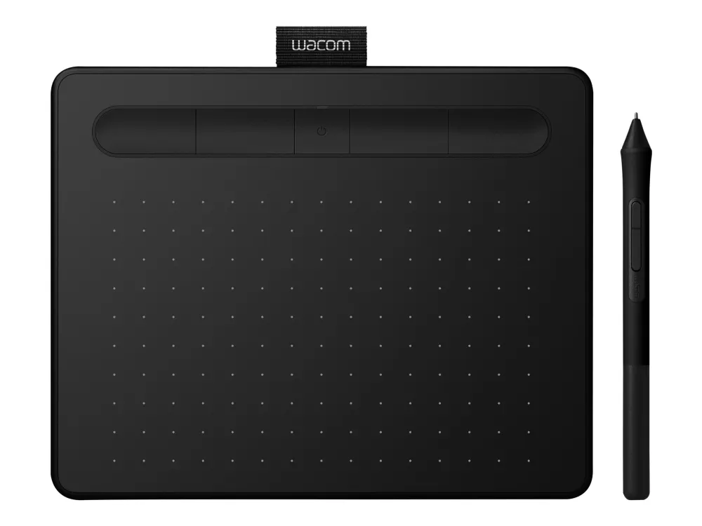 Wacom Intuos S - Digitizer - elektromagnetisk - trådløs, kabling - USB - Sort