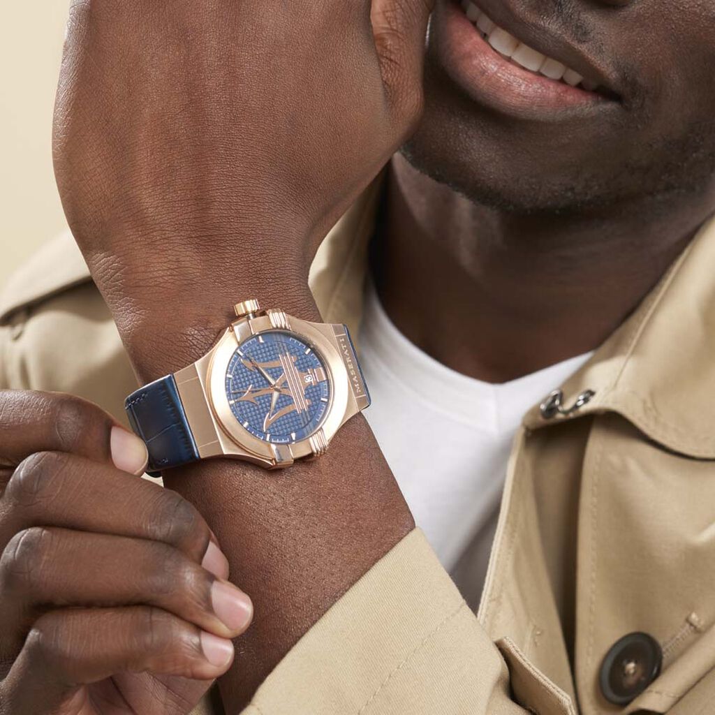 Montre Maserati Potenza Bleu