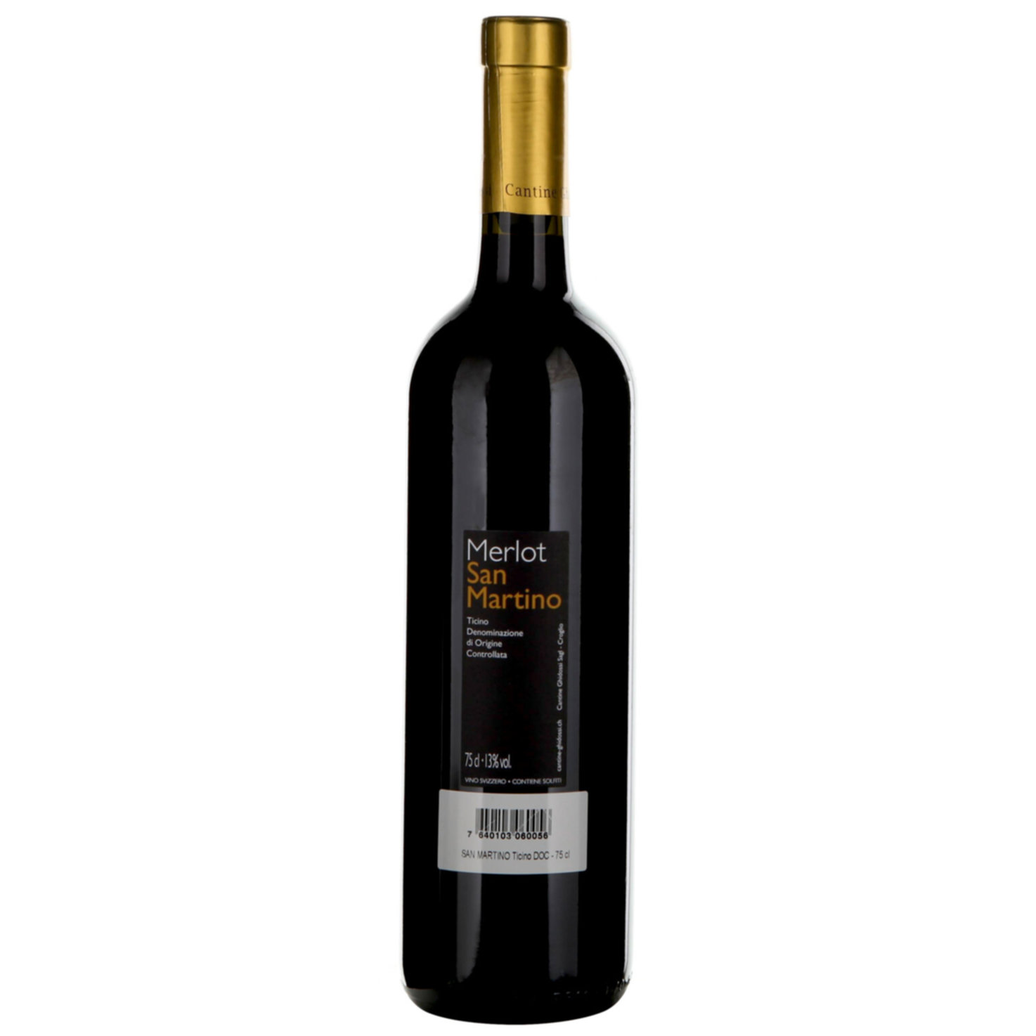 Ticino DOC Merlot San Martino -75cl