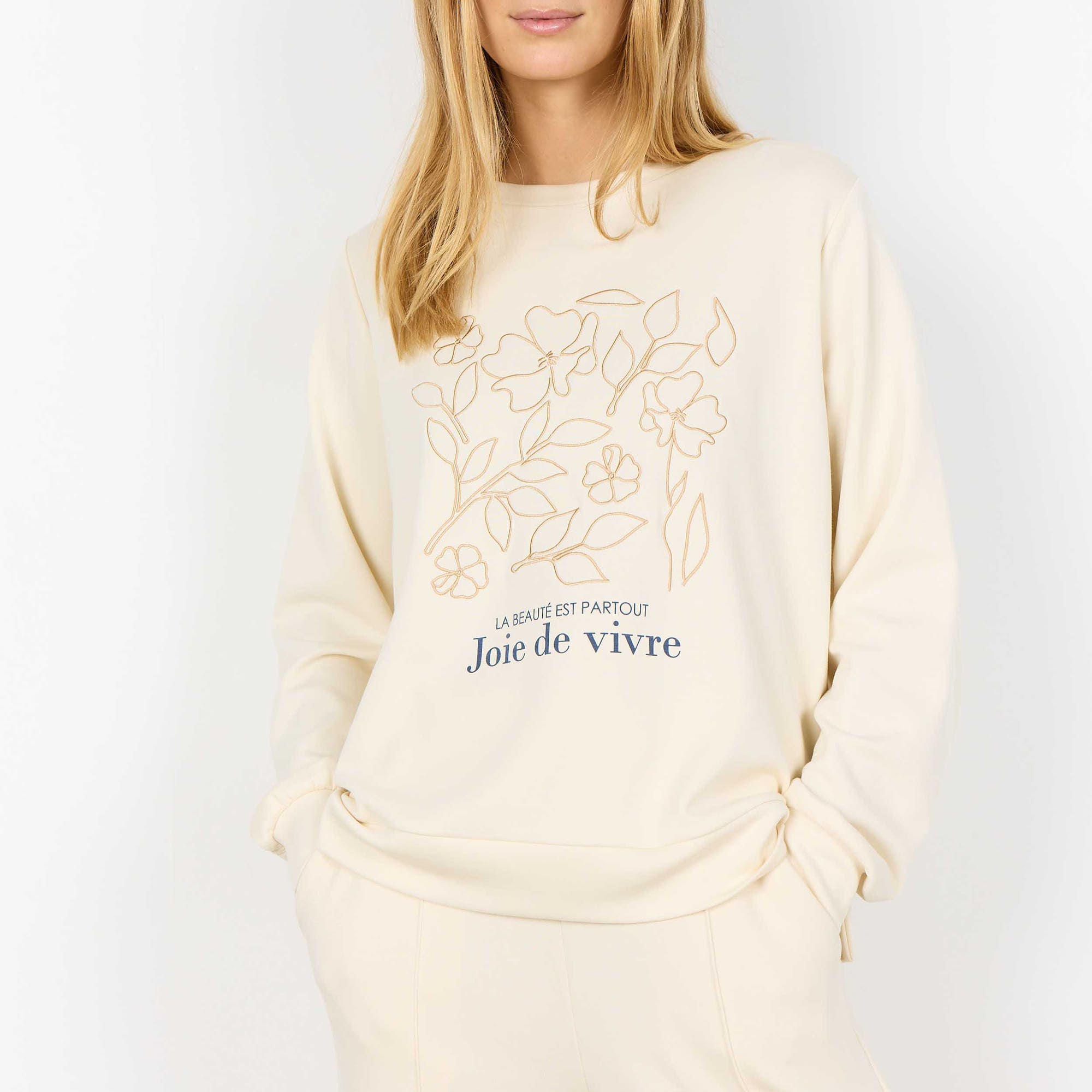Sweat Femme beige