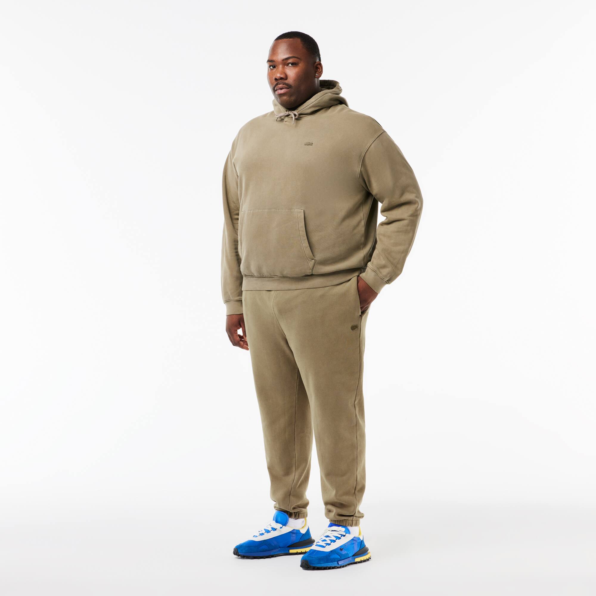 Pantalon de survêtement Jogger en molleton de coton Pantalons de survêtement - Vert - Lacoste - Unisex