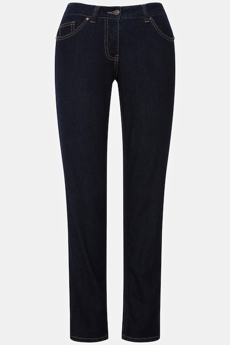 Jeans, Straight Fit, 5-Pocket, mit recyceltem Polyester