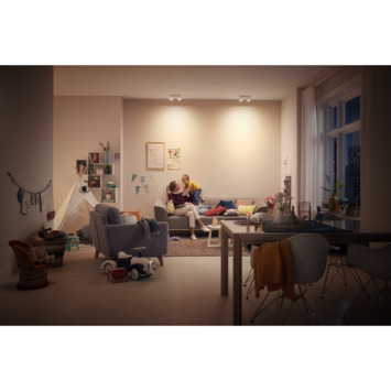 Philips duospot Clockwork LED 2x4.5 watt wit