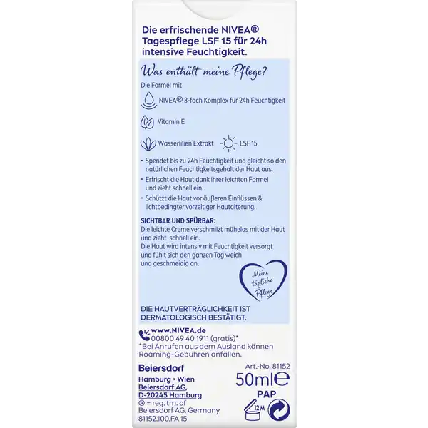Erfrischende Tagespflege 24h Feuchtigkeit