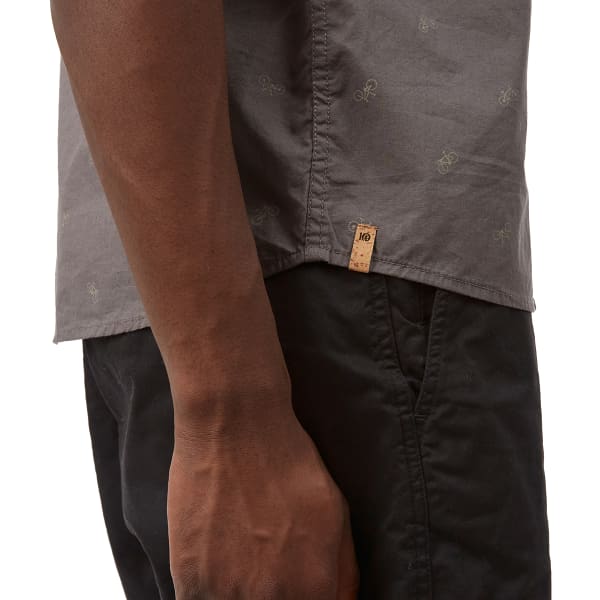 Chemise TENTREE M BIKE AROUND SHORTSLEEVE SHIRT GRANITE GREY BIKE AROUND