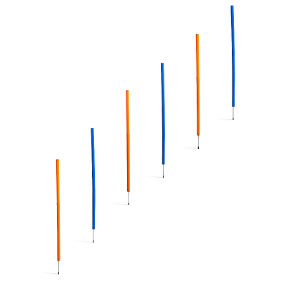 Freezack Agility Set Slalom-Stangen 12Stk.