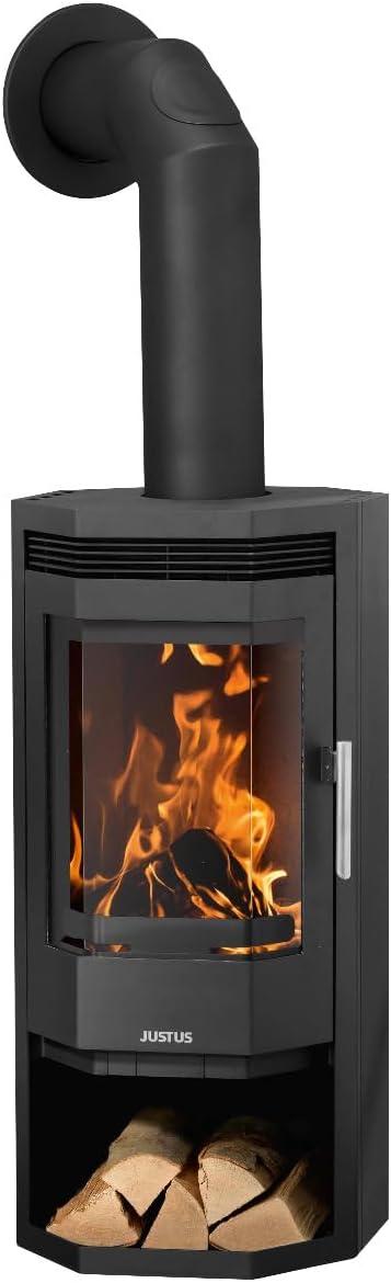 Justus 6531 11 Usedom 5 Kaminofen Stahl Schwarz/A+