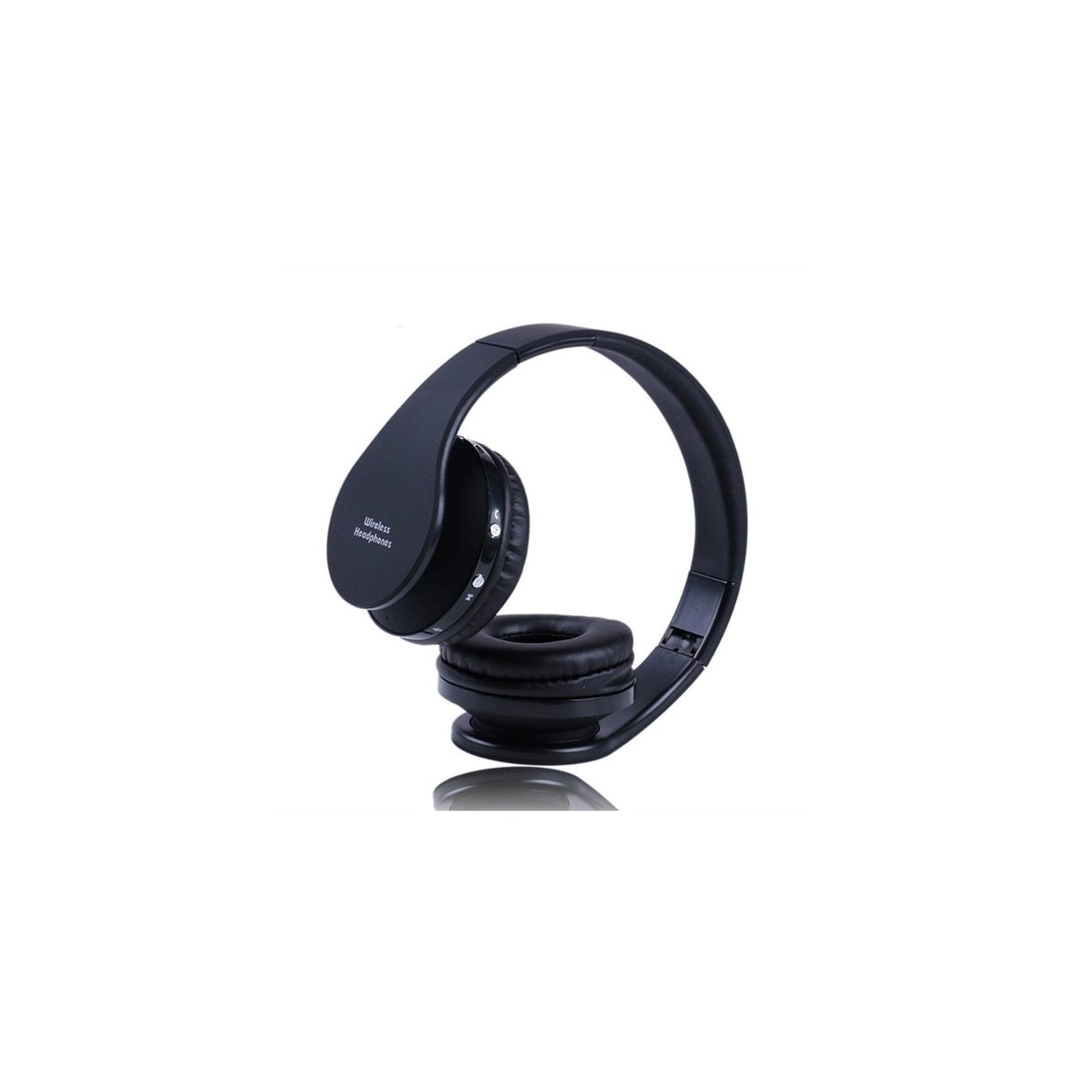 Kraftfulle bluetooth stereoheadset - Svart sammenfoldbart