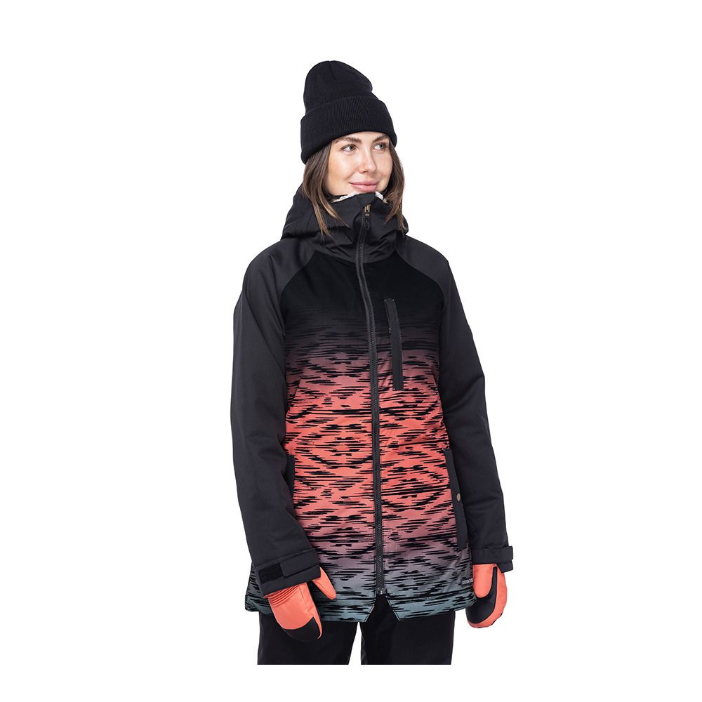 686 DREAM - Veste ski Femme black blue ikat