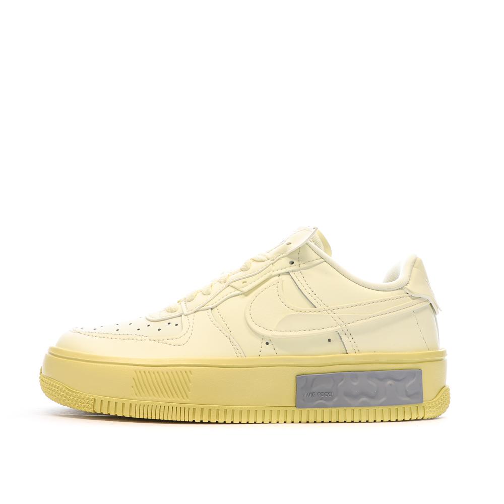 Nike Baskets Écru Femme Nike Air Force 1 Fontanka