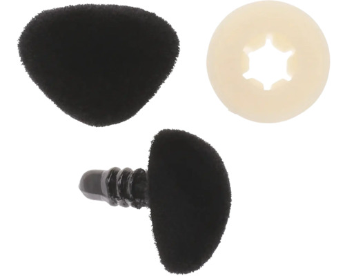 Ambachtelijke neus, zwart, 12 mm