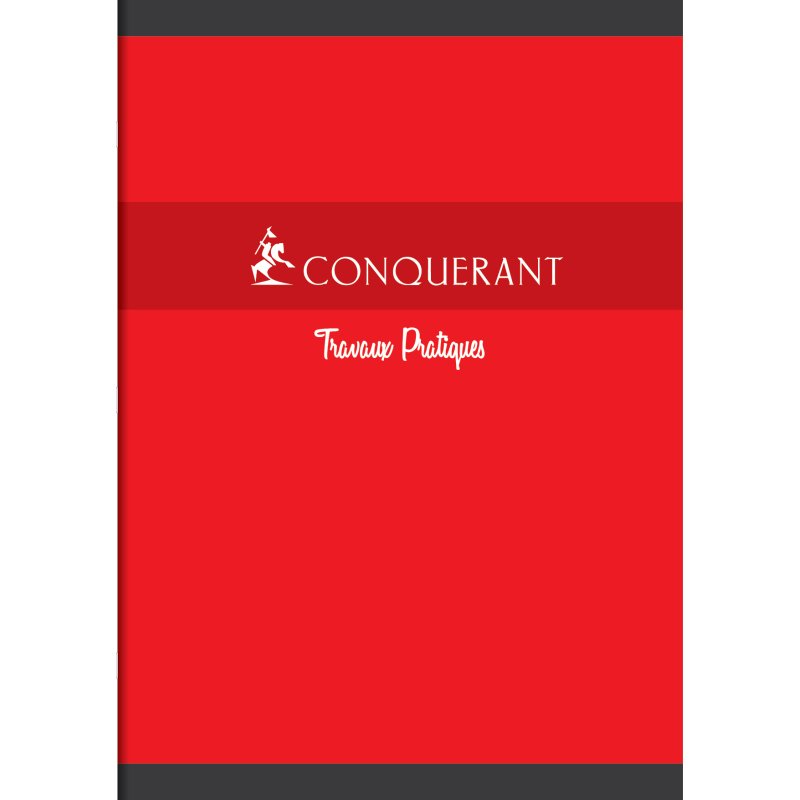 Cahier De Tp Conquerant 7 Agrafe 210X297 96P 70-90G Seyes/Uni Assorti