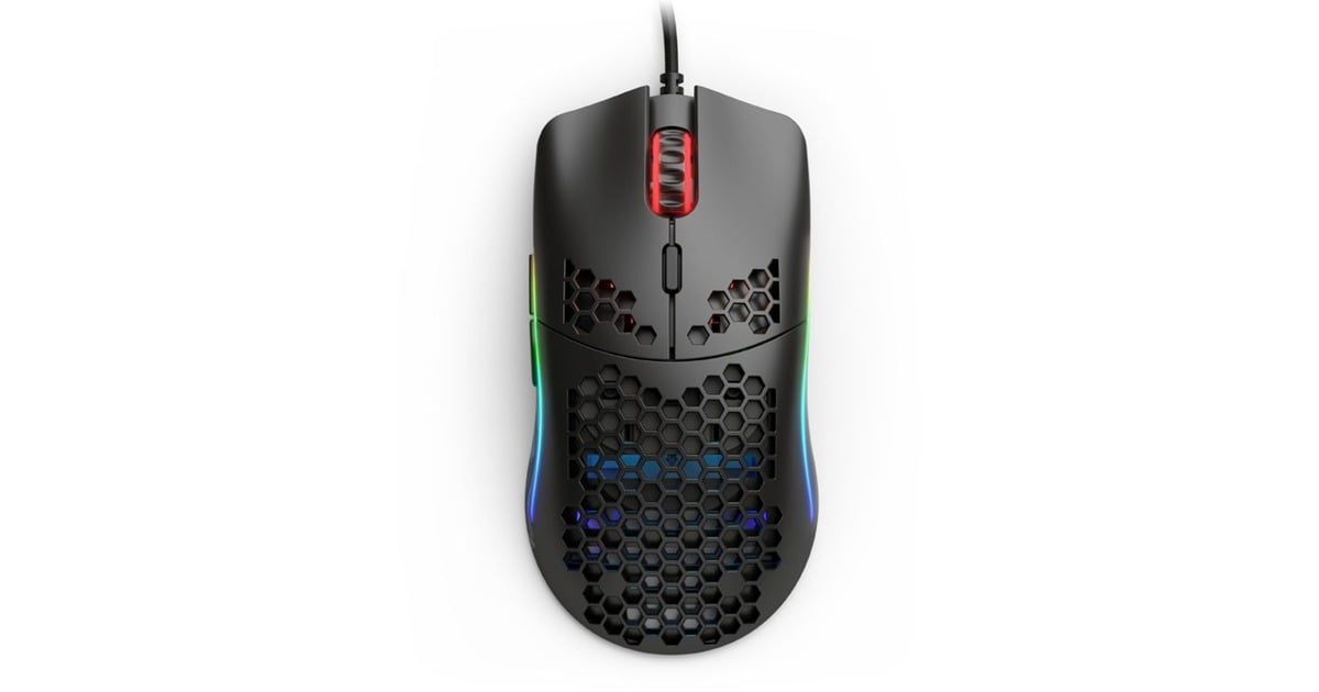 GloriousModel O- gaming muis  (Zwart (mat), 12.000 dpi, RGB leds)