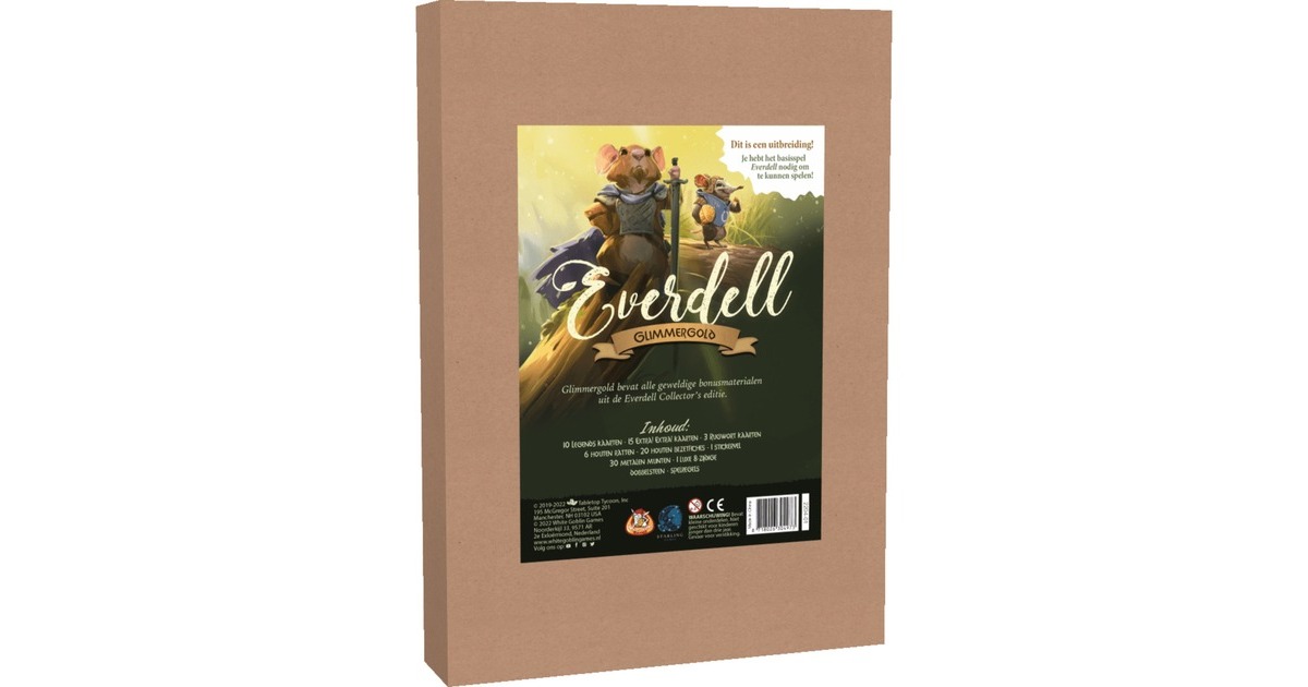 White Goblin GamesEverdell: Glimmergold Bordspel  (Nederlands, Uitbreiding, 1 - 4 spelers, 40 minuten, Vanaf 12 jaar)